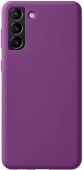 Чехол (клип-кейс) Deppa для Samsung Galaxy S21+ Liquid Silicone Pro фиолетовый (870024)