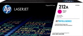 Картридж лазерный HP 212A W2123A пурпурный бар.в компл. (4500стр.) для HP CLJ Enterprise M554/M555