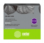 Картридж ленточный Cactus CS-DK11209 DK-11209 черный для Brother P-touch QL-500, QL-550, QL-700, QL-800