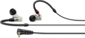 Наушники вкладыши Sennheiser IE 100 PRO 1.3м прозрачный/черный проводные в ушной раковине (508941)