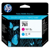Печатающая головка HP 761 CH646A пурпурный/голубой для HP DJ T7100