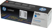 Картридж лазерный HP 203X CF541X голубой бар.в компл. (2500стр.) для HP M254/280/281
