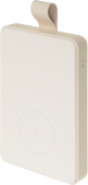 Мобильный аккумулятор Xiaomi BHR9074GL 6000mAh Qi 15W 2.4A USB-C беспров.зар. бежевый