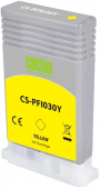 Картридж струйный Cactus CS-PFI030Y PFI-030Y желтый (55мл) для Canon imagePROGRAF TA-20/30