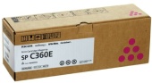 Картридж лазерный Ricoh SP C360E 408190 пурпурный (1500стр.) для Ricoh SP C360DNw/C360SNw/C360SFNw/C361SFNw