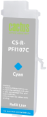 Картридж перезаправляемый струйный Cactus CS-R-PFI107C голубой для Canon imageProGRAF iPF670/680/685/770/780/785 без чипа