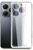 Чехол (клип-кейс) BoraSCO для Tecno Spark 20 Silicone Case прозрачный (72688)