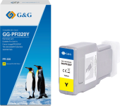 Картридж струйный G&G GG-PFI320Y PFI-320Y желтый (300мл) для Canon imagePROGRAF TM-200/200MFP/205/300/300MFP/305