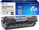 Картридж лазерный G&G GG-Q2612A UNIVERSAL черный (2000стр.) для HP 1010/1012/1015/1018/Canon LBP2900/3000/L120/L90/L100/L120/HP 1020/1022/3015/3020/3030/3050/3052/3055/M1005/1300/1319f; Canon 4140/MF4380dn/4010/4660pl/4100/4690pl/4110/4120/4140/4150/4270/