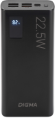 Мобильный аккумулятор Digma DGPF30A 30000mAh QC3.0/PD3.0 22.5W 3A 4xUSB-A/USB-C черный (DGPF30A22ABK)