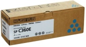 Картридж лазерный Ricoh SP C360E 408189 голубой (1500стр.) для Ricoh SP C360DNw/C360SNw/C360SFNw/C361SFNw