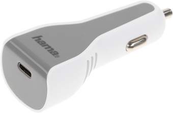Автомобильное зар./устр. Hama H-183317 30W 3A (PD) USB Type-C для Apple белый (00183317)
