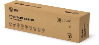 Кронштейн для мониторов Cactus CS-VM-D32-BK черный 17"-32" макс.9кг настольный поворот и наклон