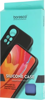Чехол (клип-кейс) BoraSCO для Infinix Hot 40i/Smart 8/8 Plus/8 Pro Silicone Case лавандовый (72662)