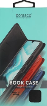 Чехол (флип-кейс) BoraSCO для Xiaomi 14 Book Case черный (73106)
