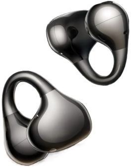 Гарнитура накладные Realme Buds Clip черный беспроводные bluetooth клипса (6941764477667)
