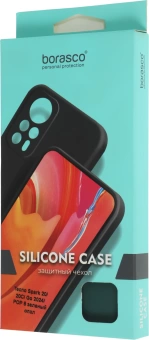 Чехол (клип-кейс) BoraSCO для Tecno Spark 20/20C/Go 2024/Pop 8 Microfiber Case зеленый опал (72676)