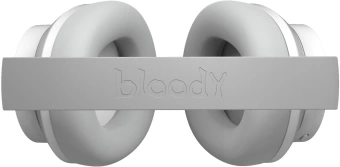 Наушники накладные A4Tech Bloody MH390 белый беспроводные bluetooth оголовье (MH390 WHITE)