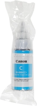 Чернила Canon GI-490C 0664C001 голубой 70мл для Canon Pixma G1400/G2400/G3400