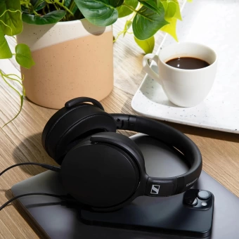 Гарнитура накладные Sennheiser HD 400 U 1.4м черный проводные в ушной раковине (800126)
