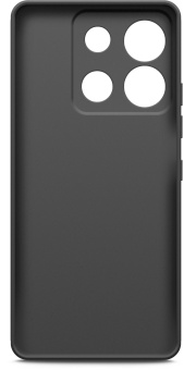 Чехол (клип-кейс) BoraSCO для Infinix Smart 7 Plus Silicone Case черный (72269)