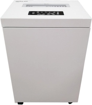 Шредер Office Kit S535 3,8x40 белый (секр.P-4) фрагменты 35лист. 50лтр. скобы пл.карты CD