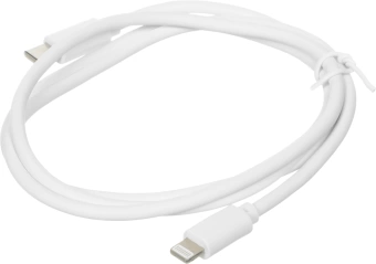 Кабель Buro PD18W USB Type-C (m)-Lightning (m) 1м белый