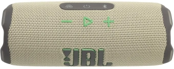 Колонка порт. JBL Flip 7 бежевый/зеленый 35W 1.0 BT 4800mAh (JBLFLIP7SAND)
