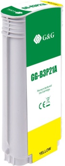 Картридж струйный G&G №727 GG-B3P21A желтый (130мл) для HP DJ T920/T1500