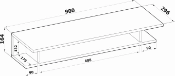 Стол Сокол ПК-800 столешница ЛДСП дуб сонома (00-00014568)