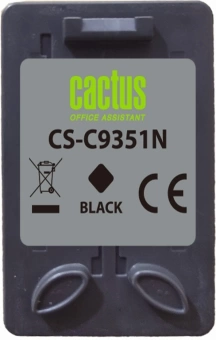 Картридж струйный Cactus CS-C9351CN черный (20мл) для HP D1468/D1520/D1420/D1560/D1530/D1341/D1320/D1312/D1455/D2330/D2430/D1430/D2460/D2445/D1360/D1460/D1415/D1568/D2345/D1445/D2320/D1330;OfficeJet J3635/J3625/J3608/ J3640/4315xi, FAX 1250, Deskjet F2210 Картридж струйный Cactus CS-C9351CN черный (20мл) для HP D1468/D1520/D1420/D1560/D1530/D1341/D1320/D1312/D1455/D2330/D2430/D1430/D2460/D2445/D1360/D1460/D1415/D1568/D2345/D1445/D2320/D1330;OfficeJet J3635/J3625/J3608/ J3640/4315xi, FAX 1250, Deskjet F2210