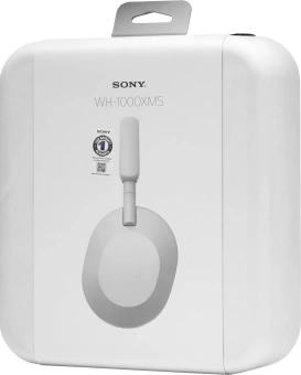 Гарнитура мониторные Sony WH-1000XM5 1.2м серебристый беспроводные bluetooth оголовье (WH-1000XM5/SC)