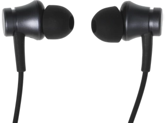 Гарнитура внутриканальные Xiaomi In-Ear 1.25м черный проводные в ушной раковине (ZBW4354TY)