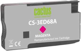 Картридж струйный Cactus CS-3ED68A 712 пурпурный (29мл) для HP DJ T230/630