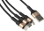 Кабель Hoco X26 Xpress one 80275 USB (m)-Lightning (m)/USB Type-C (m)/micro USB (m) 1м черный/золотистый
