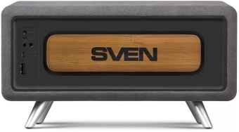 Колонка порт. Sven АС HA-930 дерево/черный 30W 1.0 BT/3.5Jack/USB 2200mAh