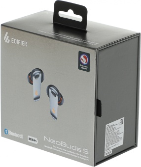 Гарнитура внутриканальные Edifier NeoBuds S черный беспроводные bluetooth в ушной раковине