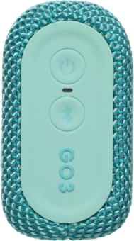 Колонка порт. JBL GO 3 бирюзовый 4.2W 1.0 BT 10м (JBLGO3TEAL)
