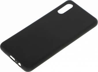 Чехол (клип-кейс) BoraSCO для Samsung Galaxy A02 Silicone Case черный (39906)