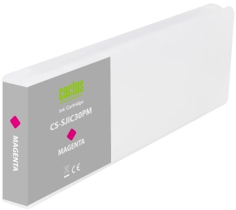 Картридж струйный Cactus CS-SJIC30PM C33S020641 пурпурный (295мл) для Epson ColorWorks TM-C7500G