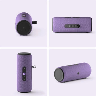 Умная колонка Yandex Станция Стрит Алиса фиолетовый 30W 2.0 BT/Wi-Fi 10м 3300mAh (YNDX-00030VIO)