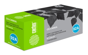 Картридж лазерный Cactus CS-C4092A C4092A черный (2500стр.) для HP LJ 1100/3200/3220