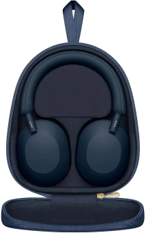 Гарнитура мониторные Sony WH-1000XM5 1.2м синий беспроводные bluetooth оголовье (WH-1000XM5/L)