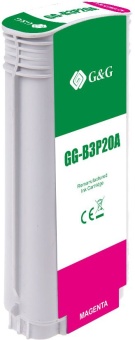 Картридж струйный G&G №727 GG-B3P20A пурпурный (130мл) для HP DJ T920/T1500/T2530