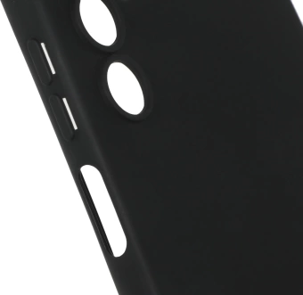 Чехол (клип-кейс) BoraSCO для Samsung Galaxy A15 Silicone Case черный (72783)