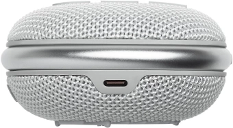 Колонка порт. JBL Clip 4 белый 5W 1.0 BT 15м 500mAh (JBLCLIP4WHT)