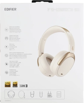Гарнитура мониторные Edifier WH950NB слоновая кость беспроводные bluetooth оголовье
