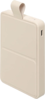 Мобильный аккумулятор Xiaomi BHR9074GL 6000mAh Qi 15W 2.4A USB-C беспров.зар. бежевый