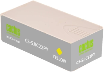 Картридж струйный Cactus CS-SJIC22PY C33S020604 желтый (34мл) для Epson ColorWorks C3500