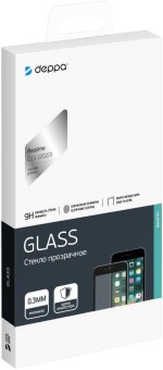 Защитное стекло для экрана Deppa черный для Realme C11 1шт. (62687)